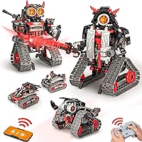 5 in 1 STEM Robot Building Kit, APP & Remote Control Samurai/Ninja Go Blocks 419 Pcs, RC Toy for Kids Science Learning, DIY Educational Gift Set for Age 6 7 8 9 10 11 12+ Boys & Girls