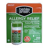 Berkley Jensen Allergy Relief, 365 ct.