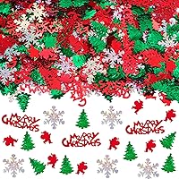60g Merry Christmas Confetti Glitter Xmas Sequins Sprinkles Holiday Events Decor Christmas Tree Snowflake Senta Stars Elk for Table New Year Party Decoration