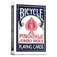 Bicycle Jumbo Pinochle Playing Cards - Pinochle Deck