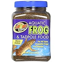 Zoo Med Aquatic Frog and Tadpole Food, 12 Ounces Each, Made in The USA (12 Ounces)