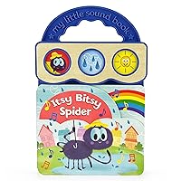 Itsy Bitsy Spider Children's 3-Button Sound Book for Babies and Toddlers; Favorite Nursery Rhymes