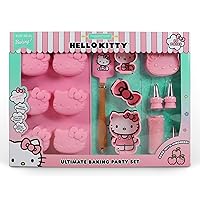 Hello Kitty Ultimate Baking Party Set with Cupcake Mold, Cookie Cutters and More