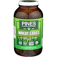 Pines Organic Wheat Grass, 1400 Count Tablets