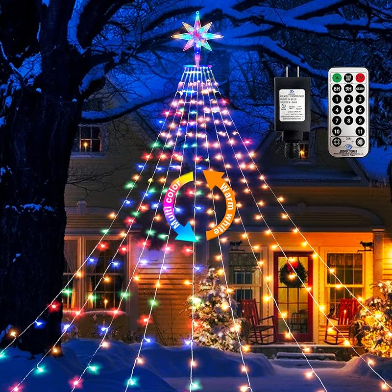 Mua Christmas Star String Lights, Kolpop 317LED 11Ft*9 Strip ...