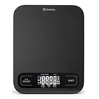 Etekcity Food Kitchen Scale, Digital Mechanical Weighing Scale,Grams and Ounces for Weight Loss, Baking, Cooking, Keto and Meal Prep, Large, Matte Black