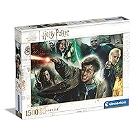 Clementoni 31690 Harry Potter 1500 Pieces, Made in Italy, Jigsaw Puzzle for Adults, Multicoloured
