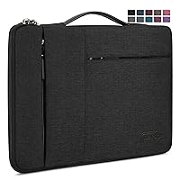 Laptop Sleeve Case 13.3-14 Inch Waterproof Durable Business Computer Carrying Bag Compatible with MacBook Air/Pro HP/Asus/ThinkPad Notebook Protective Tablet Handle Laptop Bag Black
