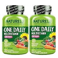 One Daily Multivitamin for Women - Energy Support - Whole Food Supplement to Nourish Hair, Skin, Nails - Non-GMO - No Soy - Gluten Free - 60 Capsules | 2 Month Supply…