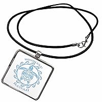 Honolulu Hawaii ocean nautical anchor if you love... - Necklace With Pendant (ncl_360107)