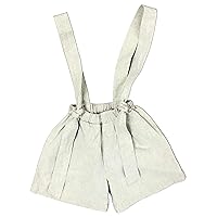 Diego Shorts with Back Pocket and Straps Organic Linen/Cotton