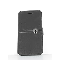 bigben Faconnable FACOBKBELIP7B Case for iPhone 7, Serie Collection, Folio Case, Sellier Collection, Black