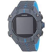 Guess C3001G3 Fashion Smart Watches for Men, black, Ribbon
