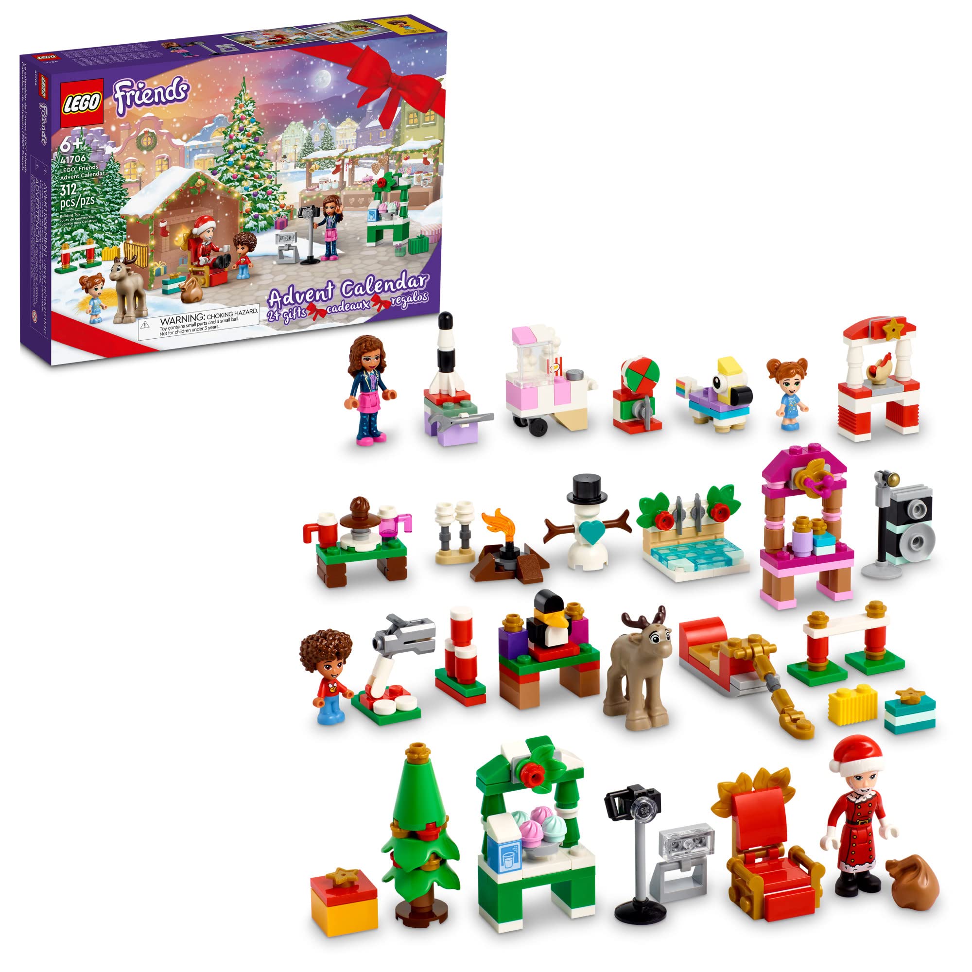 Mua LEGO Friends 2022 Advent Calendar 41706 Building Toy Set 24 Gifts