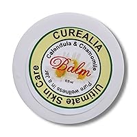 Cold Weather Hand Care Balm - Curealia - All Natural, Calendula, Chamomile, Shea Butter - Chemicals Free 0.5 oz...