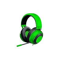 Razer Kraken Pro V2: Lightweight Aluminum Headband - Retractable Mic - in-Line Remote - Gaming Headset Works with PC, PS4, Xbox One, Switch, & Mobile Devices - Green
