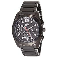 Lacoste Men's 2010605 Panama Black IP Chronograph Watch