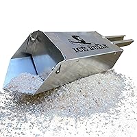 Handheld Spreader for Salt, Fertilizer, Feed, Seed and Sand Multi-Use Scoop Shaker to Easily Spread Snow and Ice Melt on Sidewalks, Walkways, Driveways and Parking Lots