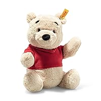 Steiff Disney Pooh Bear, Blonde, 5-Way Jointed, Premium Stuffed Animal Plush