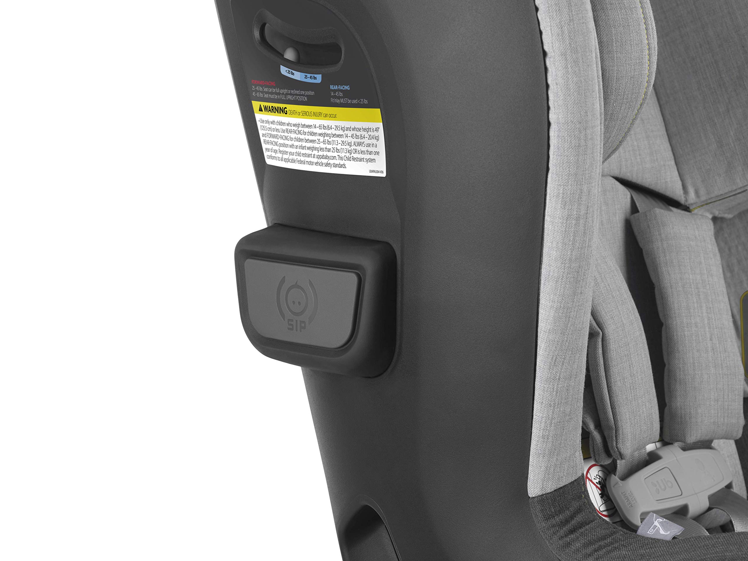 Knox Convertible Car Seat - Jordan (Charcoal mélange with Citron Accent) Wool Version