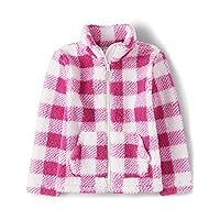 The Children's Place Girls' Cozy Sherpa Full-Zip Jacket