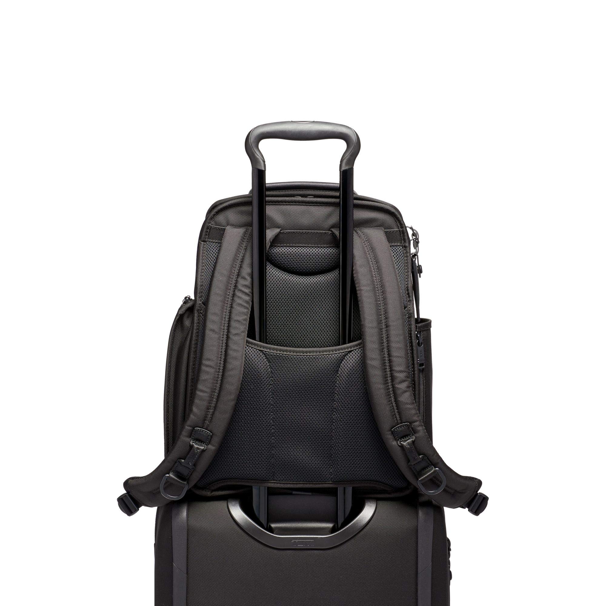 TUMI Alpha 3 Compact Laptop Brief Pack - For Commuters and Business Travelers - 15-Inch Computer Backpack for Men and Women - Black