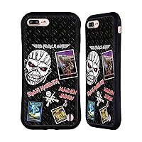 Head Case Designs Officially Licensed Iron Maiden Collage Graphics Hybrid Case Compatible with Apple iPhone 7 Plus/iPhone 8 Plus