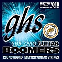 GHS Sub-Zero Boomers - Electric Guitar Strings - Light - 010-046