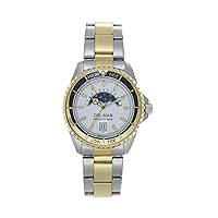 Analog Tide Watch Two Tone White Dial