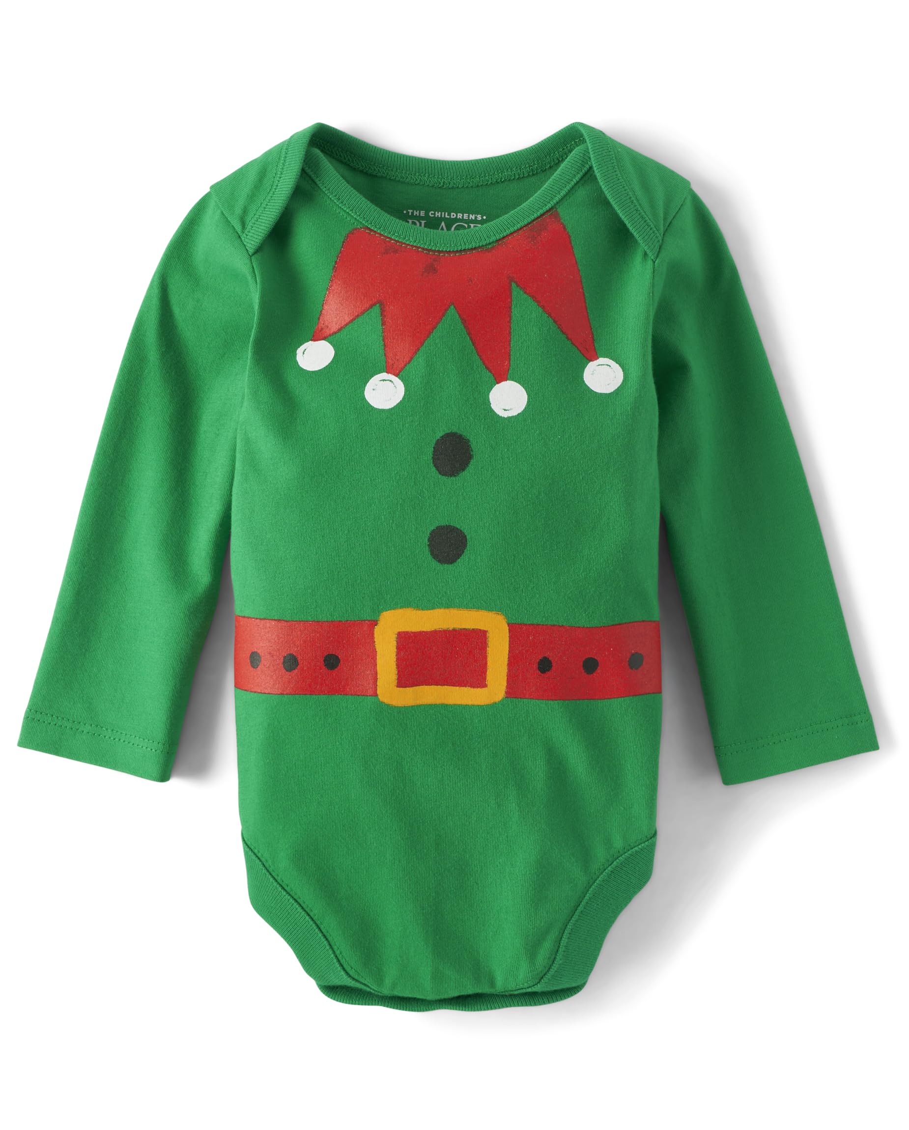 The Children's Place Baby Boys' Long Sleeve Christmas Graphic T-Shirt