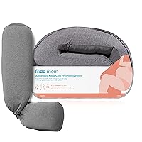 Pregnancy Pillow, Body Pillow, Cooling Pillow, Adjustable for Comfortable Sleep and Pregnancy Belly Support, Back Support, and Leg Support, Gray