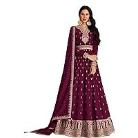 Design a new Faux Georgette With Embroidery Work Anarkali Salwar Suit