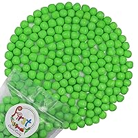 Sour Chewy Fruit Candy Balls (Light Green Watermelon, 1 Pound)