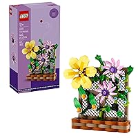 LEGO Flower Trellis Display 40683 - Spring Floral Home Decor Set with Vibrant Blooms and Trellis Detailing for Kids and Adults (440 pcs)