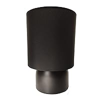 New Sunbeam Modern Table LAMP with Black Fabric Shade and Metal Base Light Energy Star Black