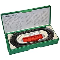 Small Parts - KIT-SPL-MN70 Buna-N O-Ring Splicing Kit, 70A Durometer, Black, Metric Sizes, 9 Pieces, 1 Meter Each
