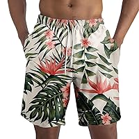 Mens Swim Trunks,Quick Dry Bathing Suit Beach Board Shorts for Men with Pockets Comfy Elastic Waist Beach Shorts