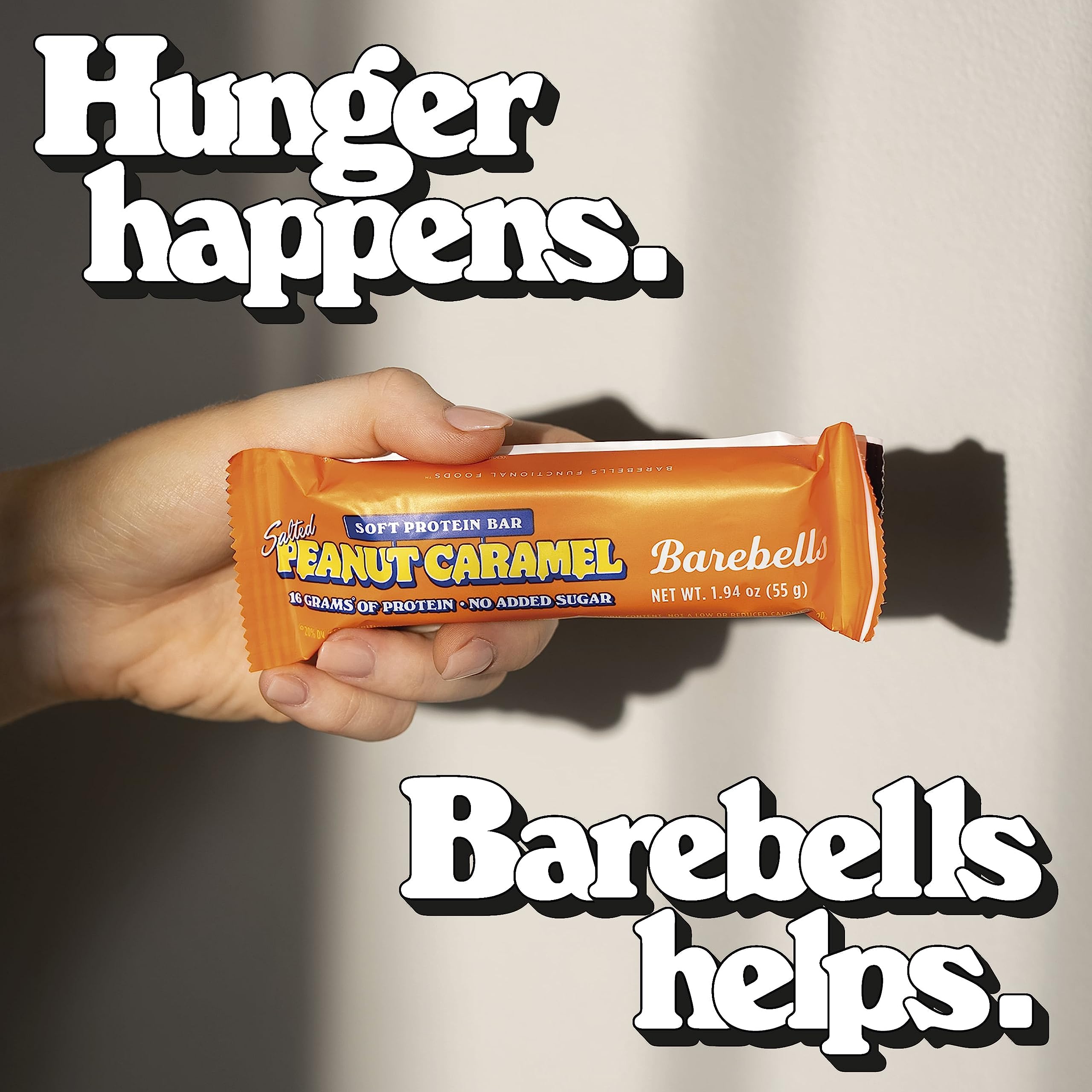 Barebells Soft Protein Bars Salted Peanut Caramel - 12 Count, 1.9oz Bars - Protein Snacks with 16g of High Protein - Chocolate Protein Bar with 2g of Total Sugars - Soft Protein Snack & Breakfast Bars