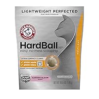 ARM & HAMMER Hardball Lightweight Platinum Multi-Cat Easy, No-Mess Scooping, Clumping Cat Litter, 16.5LB Bag, Garden Bloom Scent, Online Exclusive Formula