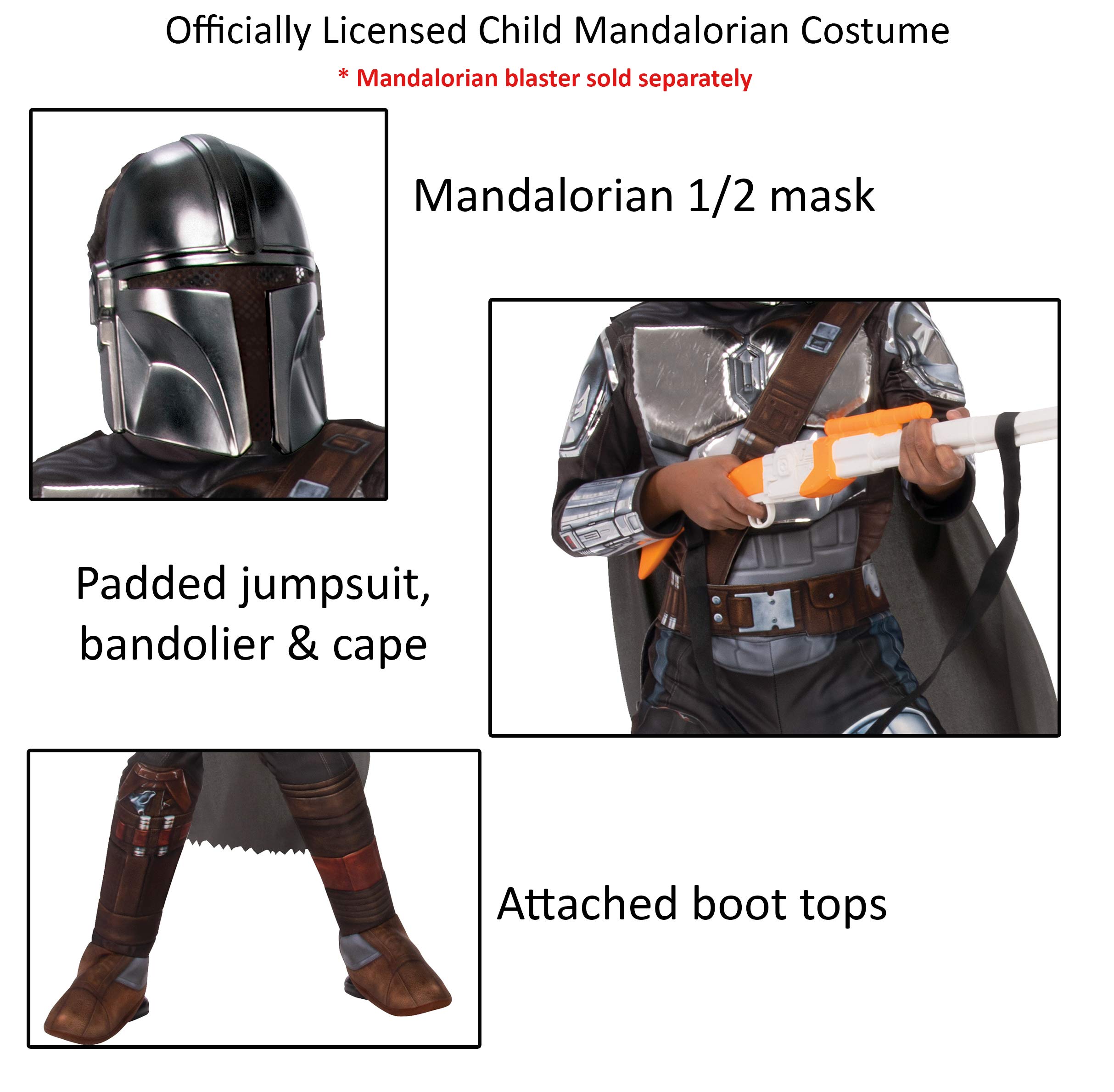 Rubie's Star Wars The Mandalorian Beskar Armor Children's Costume