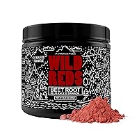 Wild Beets Root Powder - Whole Food Beetroot Juice Powder with Antioxidant Blend, Cranberry, & Acai | Natural Pre-Workout and Nitric Oxide Boosting Plant-Based Superfood Supplement, 30 Servings