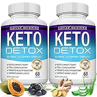 Keto Detox Pills Advanced Cleansing Extract – 1532 Mg Natural Acai Colon Cleanser Formula, Flush Toxins & Excess Waste, for Men Women, 60 Capsules, Supplement