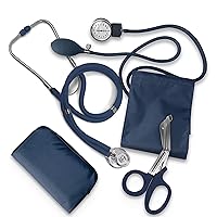 ASA TECHMED Nurse EMT Starter Pack Stethoscope, Blood Pressure Monitor and Trauma 7.5