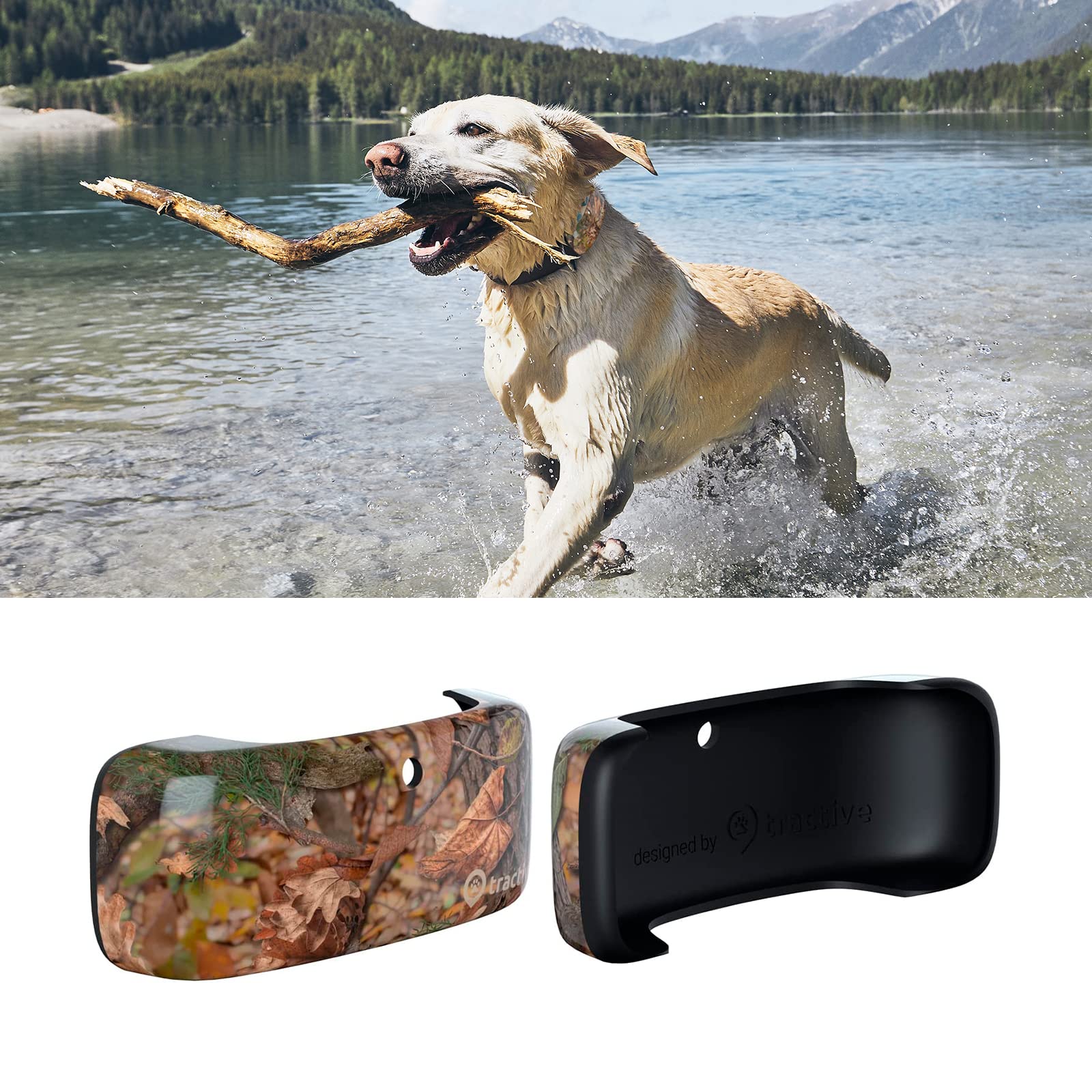 Tractive GPS Dog Tracker Cover - Forest