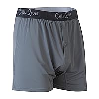 Chill Boys Performance Boxers -Cool Comfortable Men's Boxer Shorts. Soft Anti-Chafing Underwear for Men. Tagless Boxers