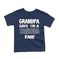 NanyCrafts' Grandpa Says I'm a Yankees Fan Kids Shirt, Children Yankees Fan