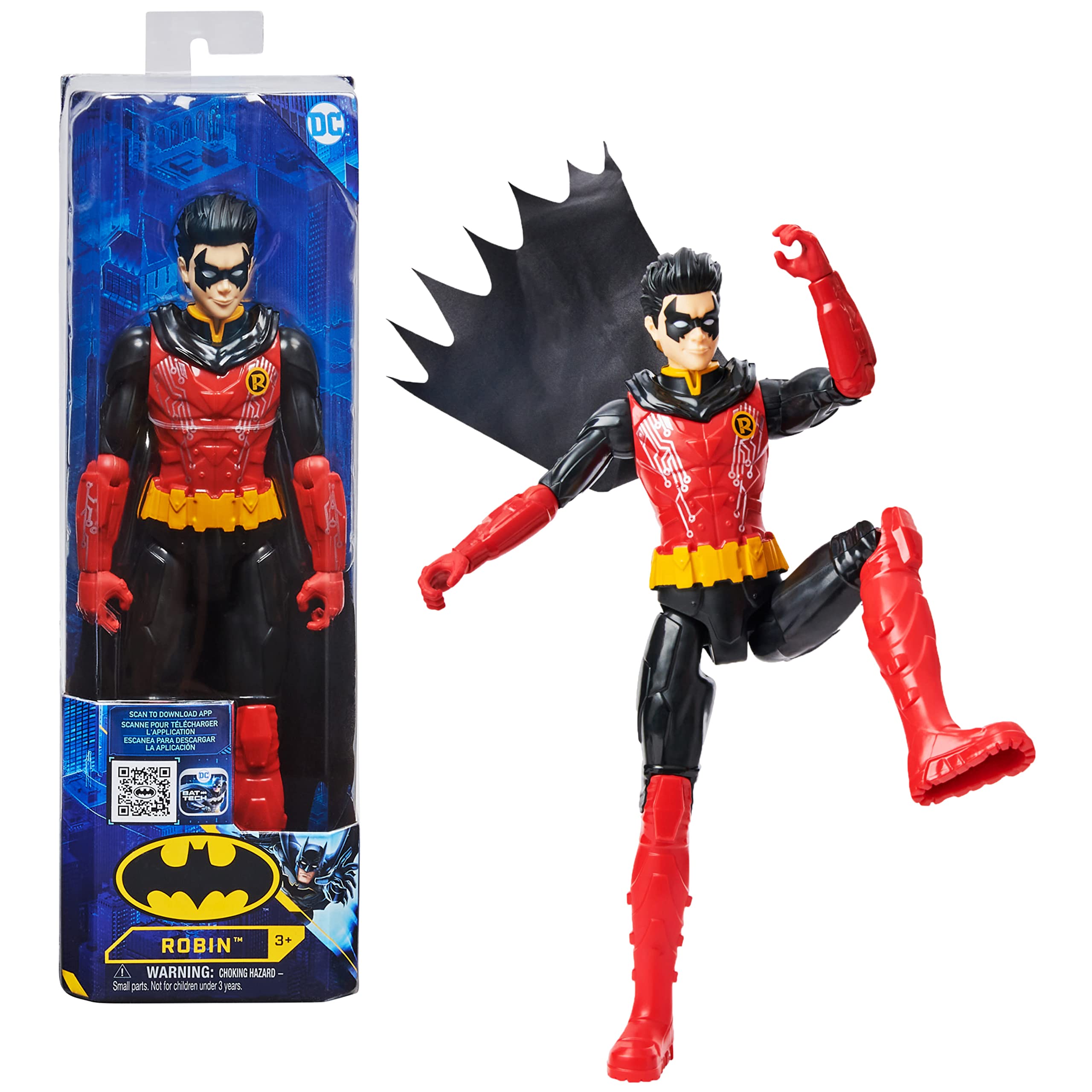 Mua DC Comics Batman 12-inch Robin Action Figure (Red/Black Suit), Kids Toys  for Boys Aged 3 and up trên Amazon Anh chính hãng 2023 | Giaonhan247