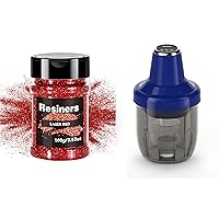 Resiners Resin Bubble Remover & Ultra Fine Glitter Powder, Quickly Remove 99% Bubble Within 9 Mins, Vacuum Degassing Chamber, Compact Size Epoxy Resin Airless Machine