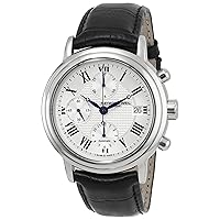 Raymond Weil Men's 7737-STC-00659 Maestro Stainless Steel Automatic Watch with Black Leather Band