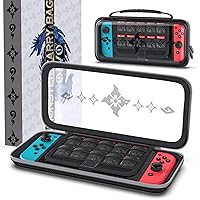 Carrying Case for Switch Moster Hunter Rise Theme, Switch Travel Case Cover Portable Bag with Handle Strap Nintendo Switch Storage